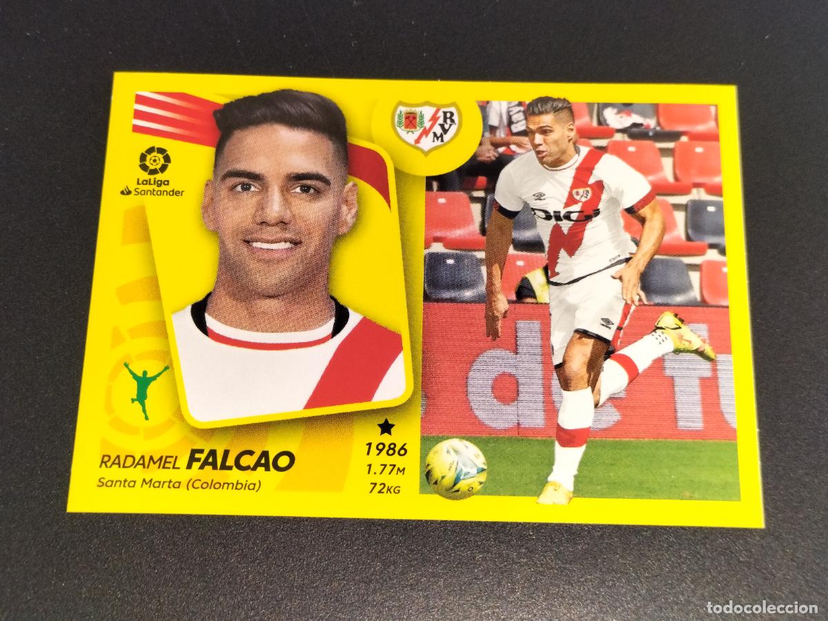 Cromos de f&uacute;tbol: FICHAJE 60 RADAMEL FALCAO RAYO VALLECANO CROMOS LALIGA SANTANDER ESTE LIGA 2021 2022 21 22 PANINI