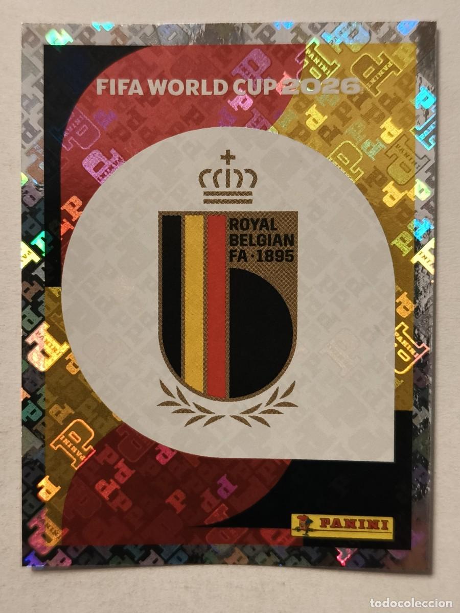 Cromos de f&uacute;tbol: #BEL1 ESCUDO (BELGICA) MUNDIAL 2026 PANINI