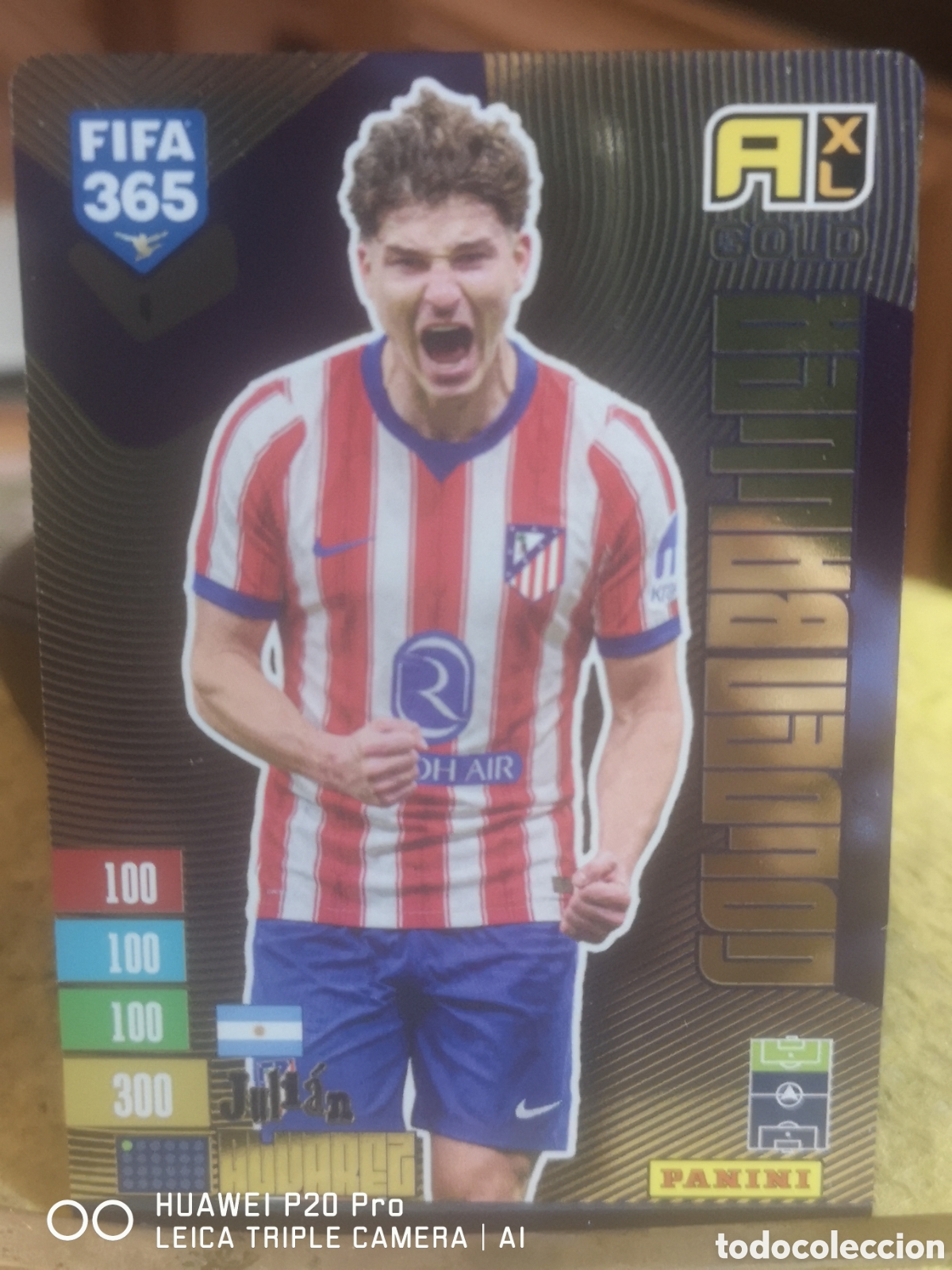 Cromos de f&uacute;tbol: JULIAN ALVAREZ GOLDEN BALLER FIFA 365 ADRENALYN 2027 - ATLETICO DE MADRID 4