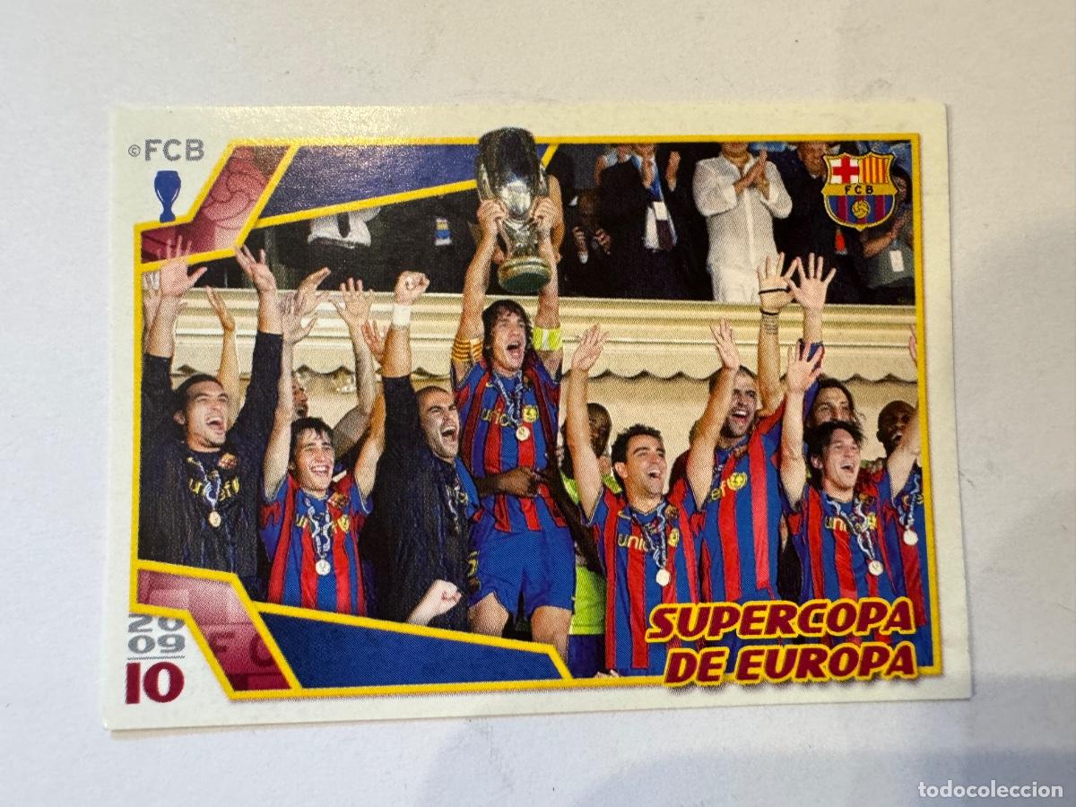 Cromos de f&uacute;tbol: MESSI Y EQUIPO F.C. BARCELONA CROMO DE FUTBOL NUNCA PEGADO PANINI / COMPRA M&Iacute;NIMA 5&euro;