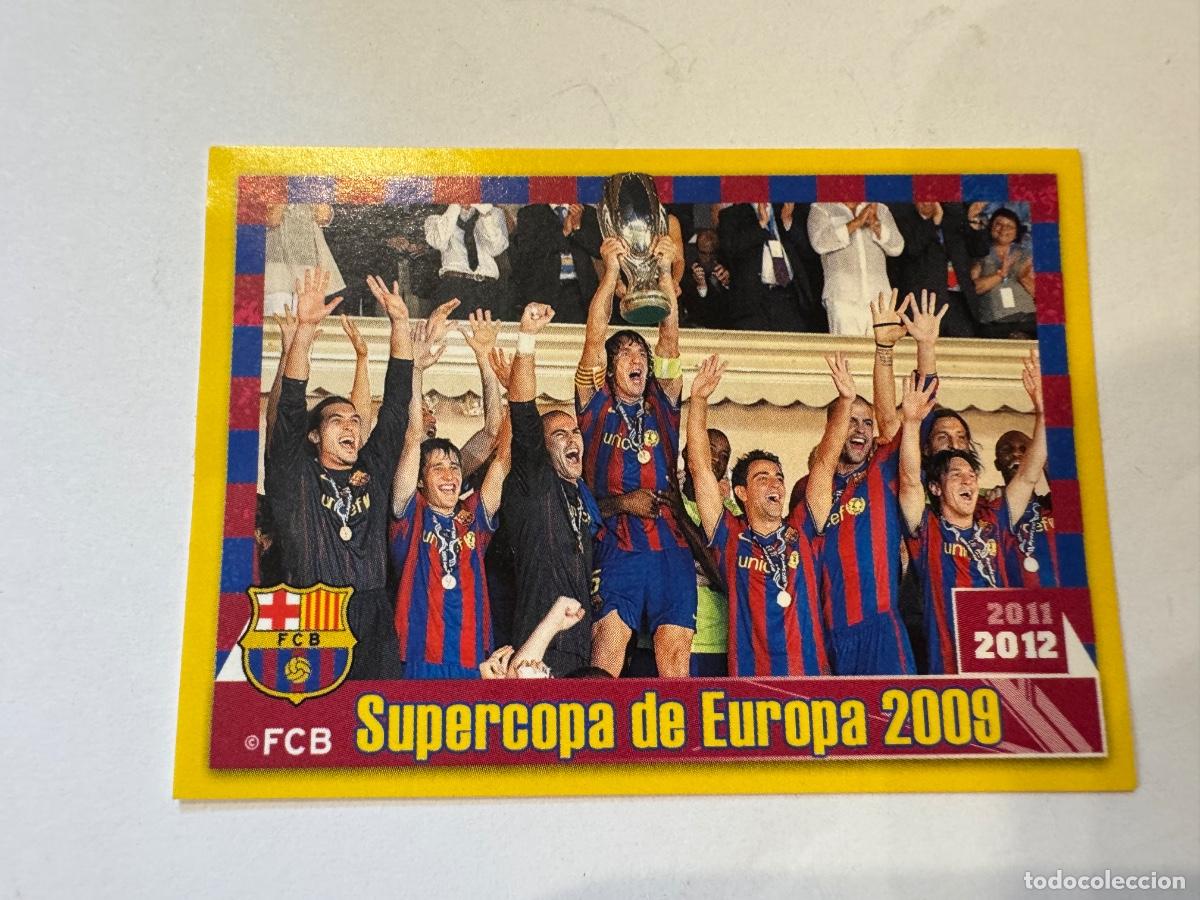 Cromos de f&uacute;tbol: MESSI Y EQUIPO F.C. BARCELONA CROMO DE FUTBOL NUNCA PEGADO PANINI / COMPRA M&Iacute;NIMA 5&euro;