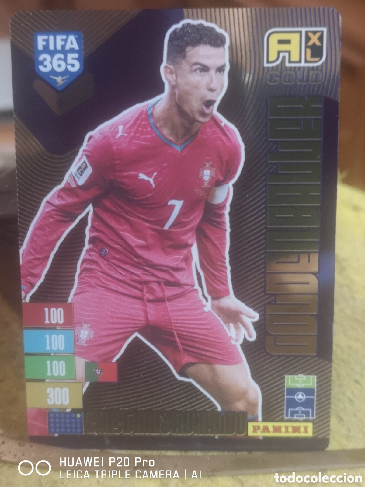 Cromos de f&uacute;tbol: CRISTIANO RONALDO GOLDEN BALLER FIFA 365 ADRENALYN 2027 - PORTUGAL 8