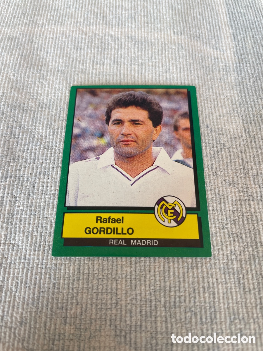 Cromos de f&uacute;tbol: FUTBOL 90 Panini GORDILLO 140 Real Madrid Sin Pegar