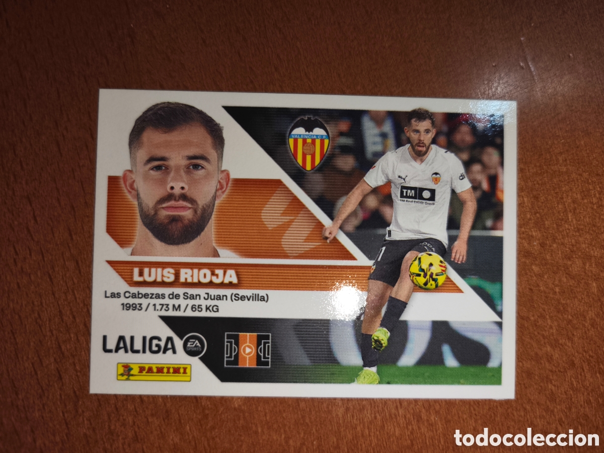 Cartes &agrave; collectionner de Football: Luis Rioja n&deg;14 liga este 26/27 Valencia