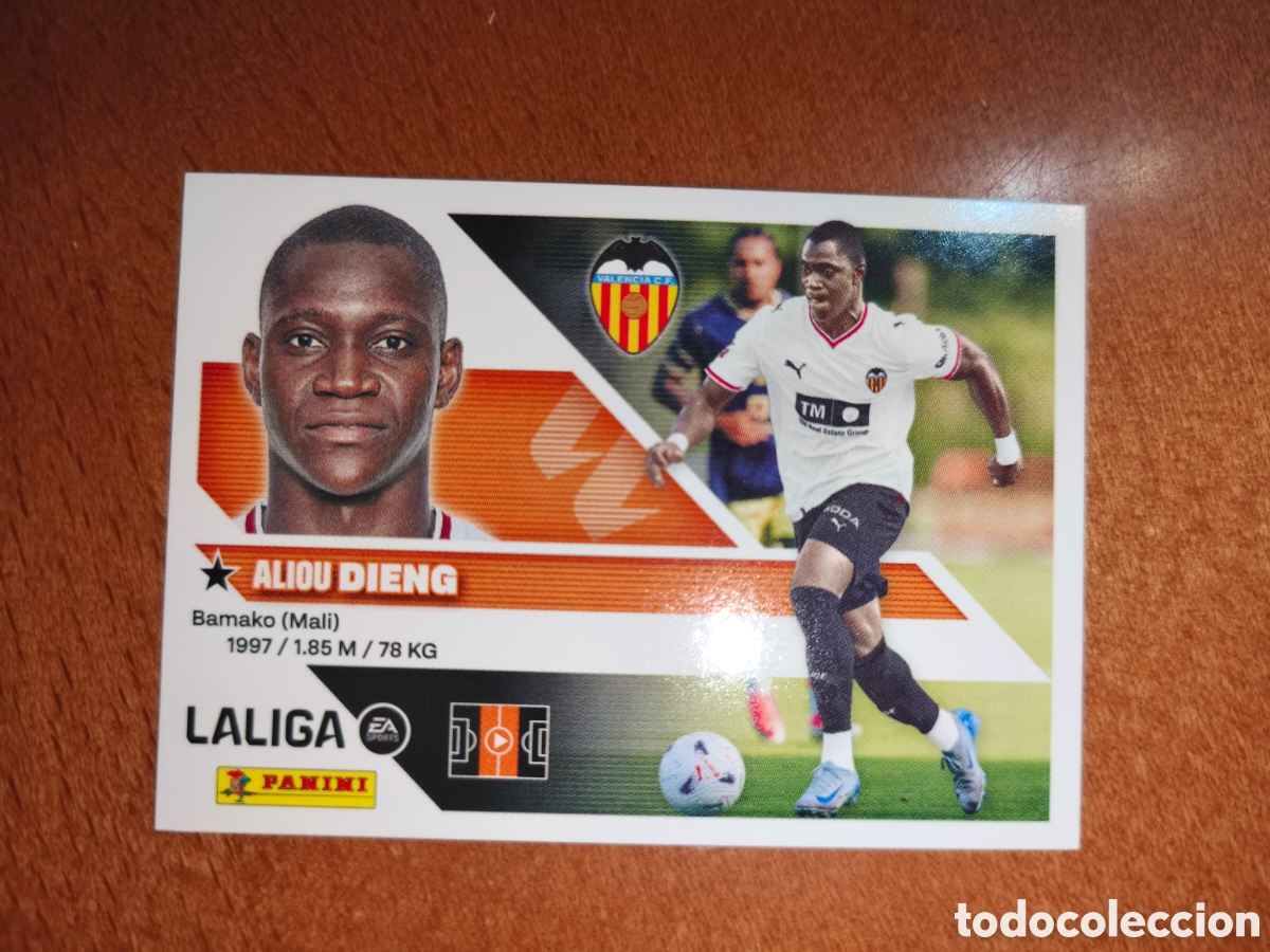 Cartes &agrave; collectionner de Football: Dieng n&deg;16 Bis Coloca liga este 26/27 Valencia