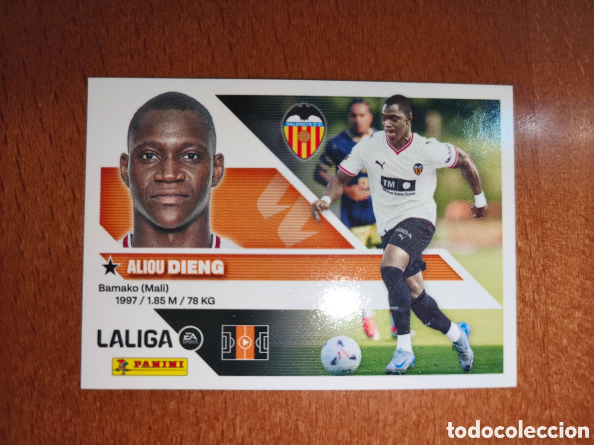 Cromos de f&uacute;tbol: Dieng n&deg;16 Bis Coloca liga este 26/27 Valencia