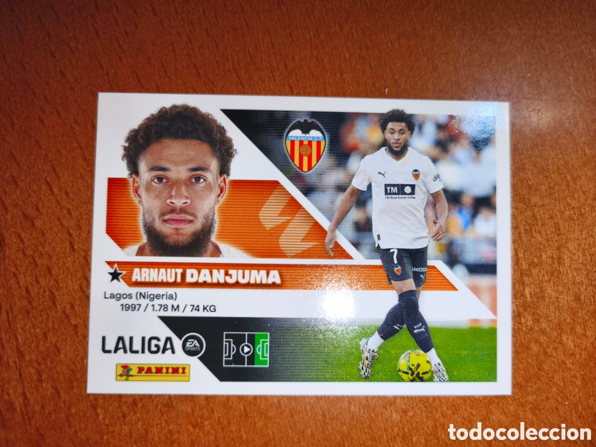 Cromos de f&uacute;tbol: Danjuma n&deg;19 Bis Coloca liga este 26/27 Valencia