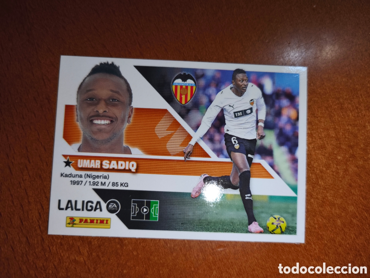 Cromos de f&uacute;tbol: Sadiq n&deg;20A liga este 26/27 Valencia