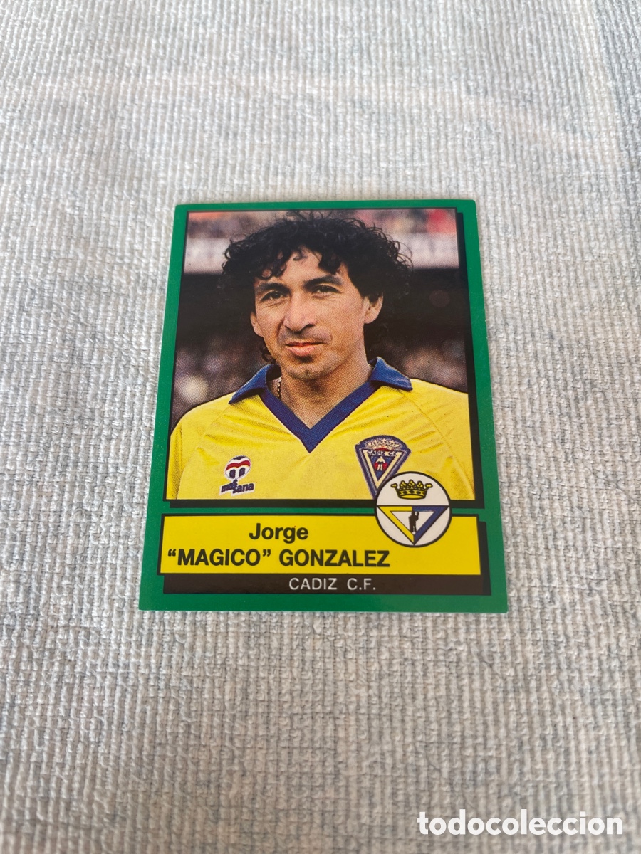 Cromos de f&uacute;tbol: FUTBOL 90 Panini MAGICO GONZALEZ 70 Cadiz C.F. Sin Pegar