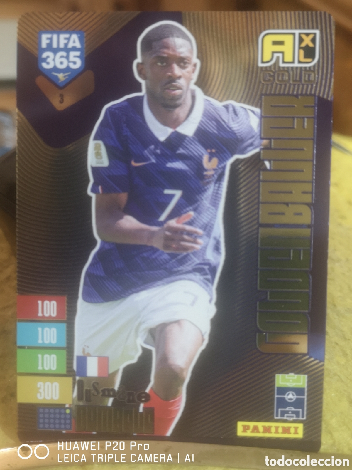 Cromos de f&uacute;tbol: DEMBELE GOLDEN BALLER FIFA 365 ADRENALYN 2027 - FRANCIA 3