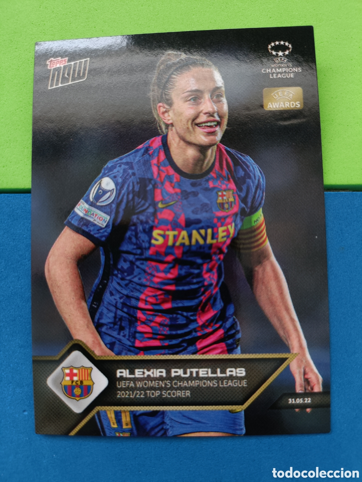Figurine di Calcio: Topps Now #168 Alexia Putellas goleadora UEFA Women's Champions League 2021 2022