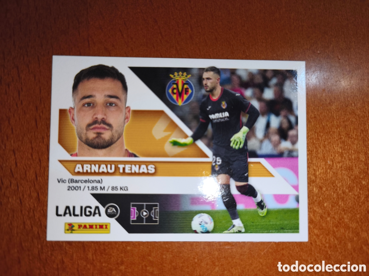 Cromos de f&uacute;tbol: Arnau Tenas n&deg;4 liga este 26/27 Villarreal