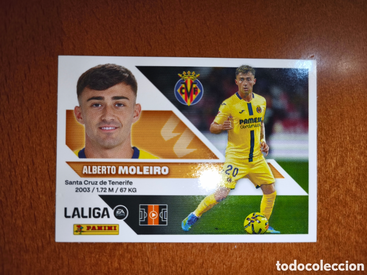 Cromos de f&uacute;tbol: Moleiro n&deg;14 liga este 26/27 Villarreal