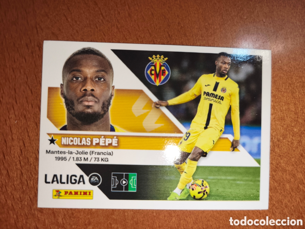Cromos de f&uacute;tbol: Pepe n&deg;18 liga este 26/27 Villarreal