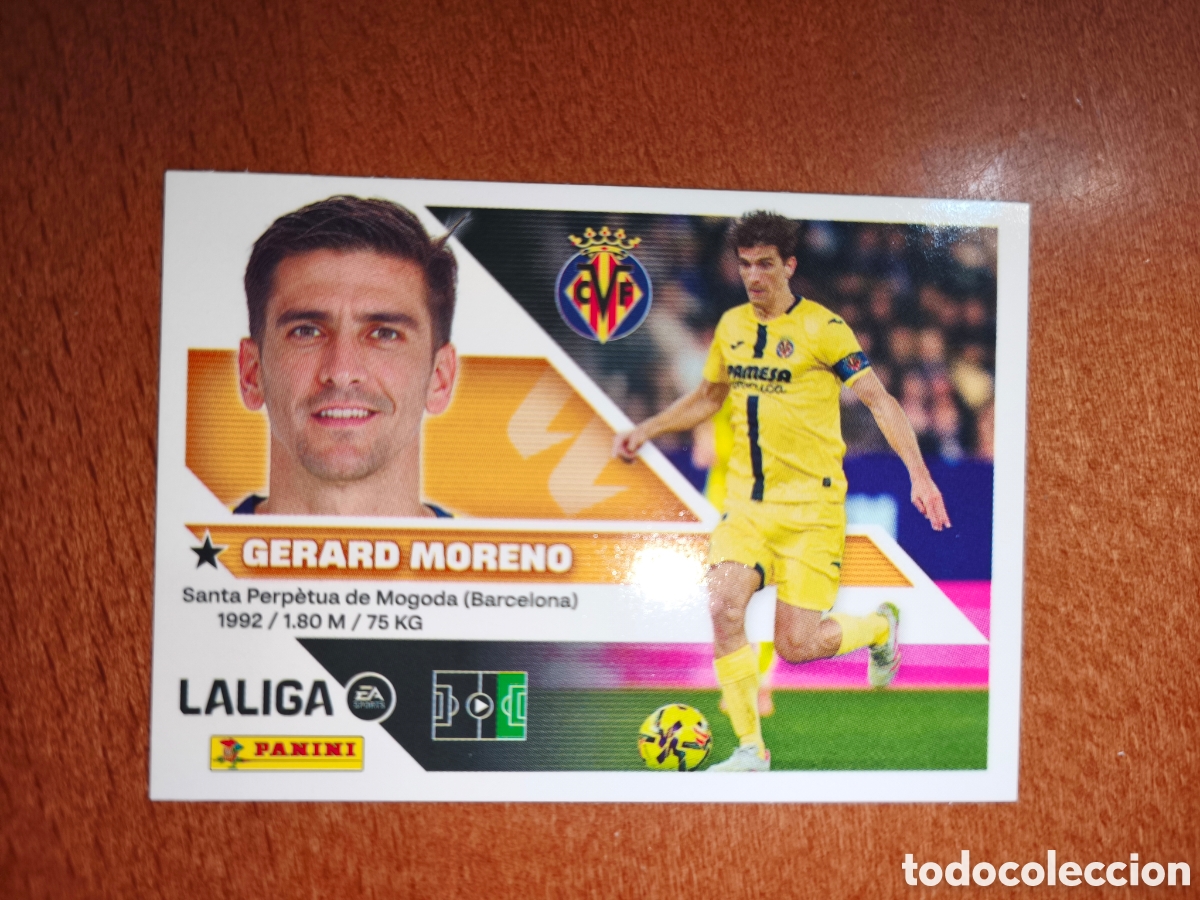 Cromos de f&uacute;tbol: Gerard Moreno n&deg;20 liga este 26/27 Villarreal