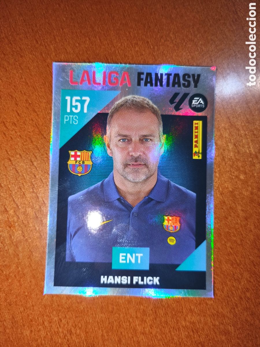 Cromos de f&uacute;tbol: Hansi Flick n&deg;1 LALIGA FANTASY liga este 26/27 Barcelona