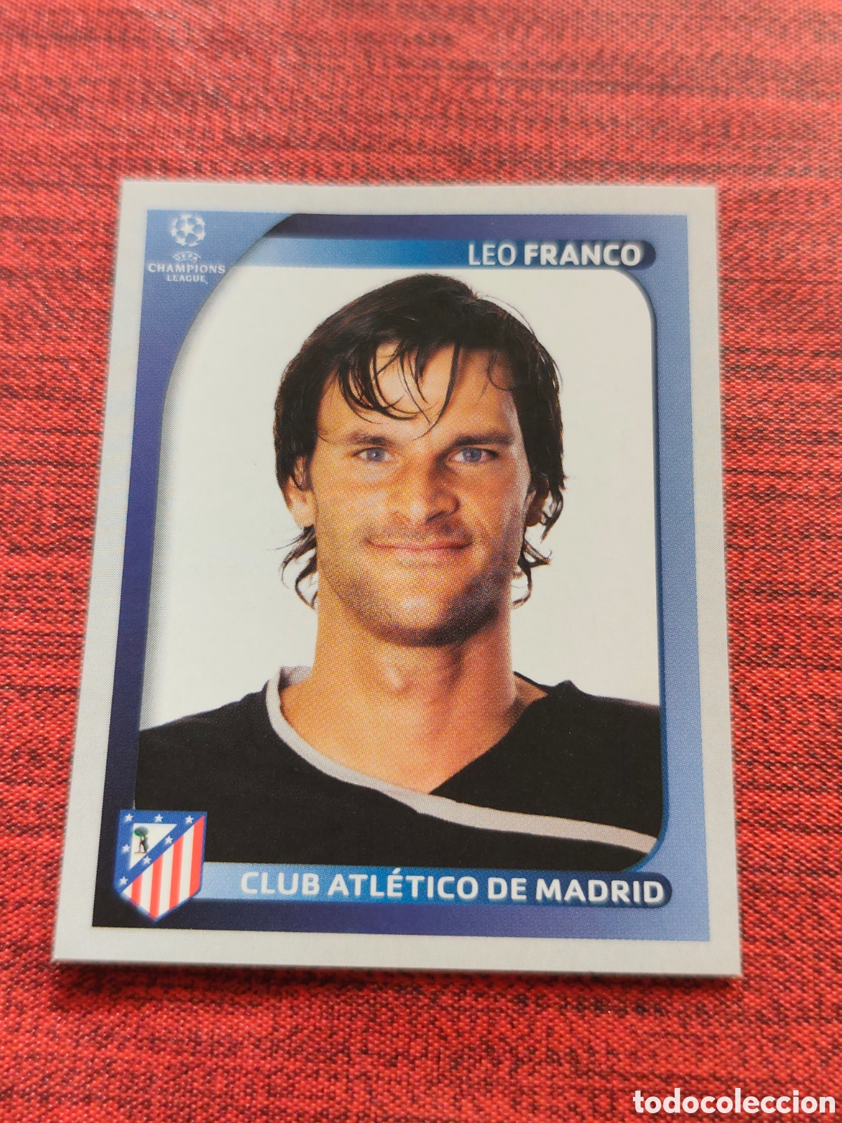 Cromos de f&uacute;tbol: 78 LEO FRANCO ATL&Eacute;TICO MADRID UEFA CHAMPIONS LEAGUE 2008 2009 PANINI