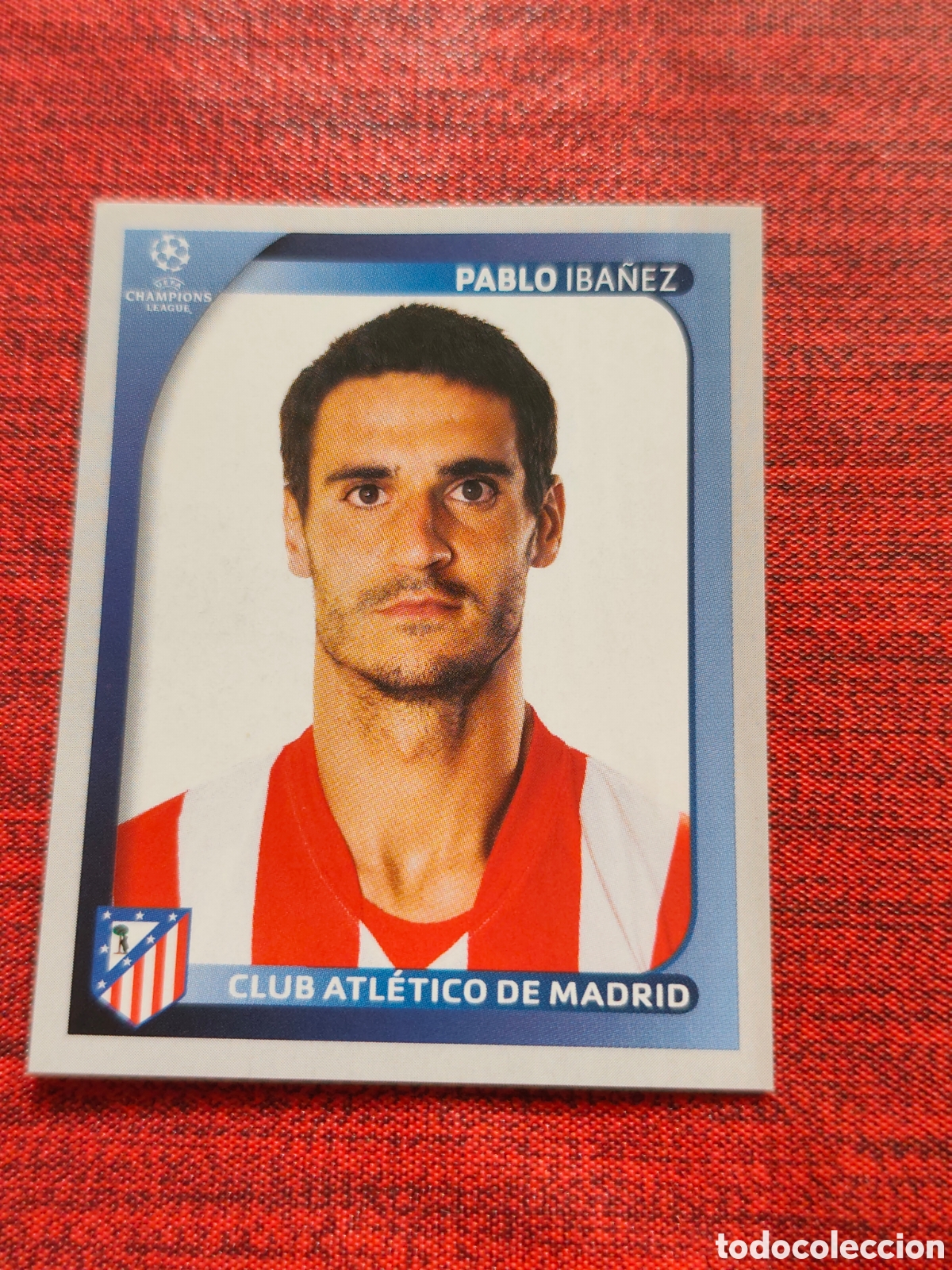 Cromos de f&uacute;tbol: 80 PABLO ATL&Eacute;TICO MADRID UEFA CHAMPIONS LEAGUE 2008 2009 PANINI