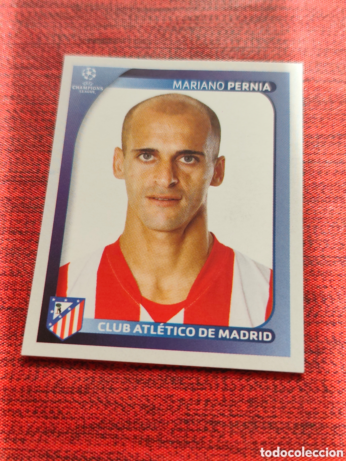 Cromos de f&uacute;tbol: 81 PERNIA ATL&Eacute;TICO MADRID UEFA CHAMPIONS LEAGUE 2008 2009 PANINI