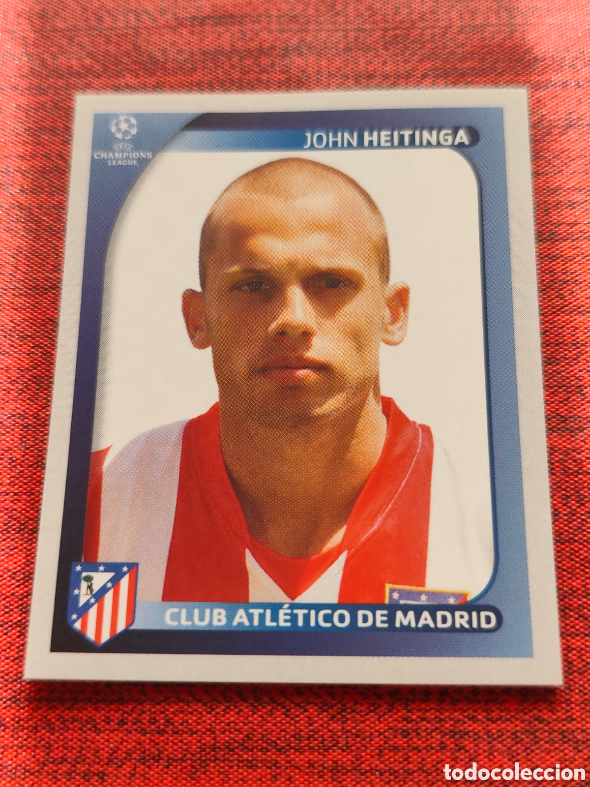Cromos de f&uacute;tbol: 83 HEITINGA ATL&Eacute;TICO MADRID UEFA CHAMPIONS LEAGUE 2008 2009 PANINI