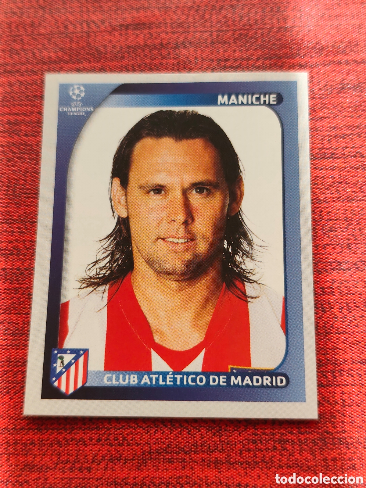 Cromos de f&uacute;tbol: 85 MANICHE ATL&Eacute;TICO MADRID UEFA CHAMPIONS LEAGUE 2008 2009 PANINI
