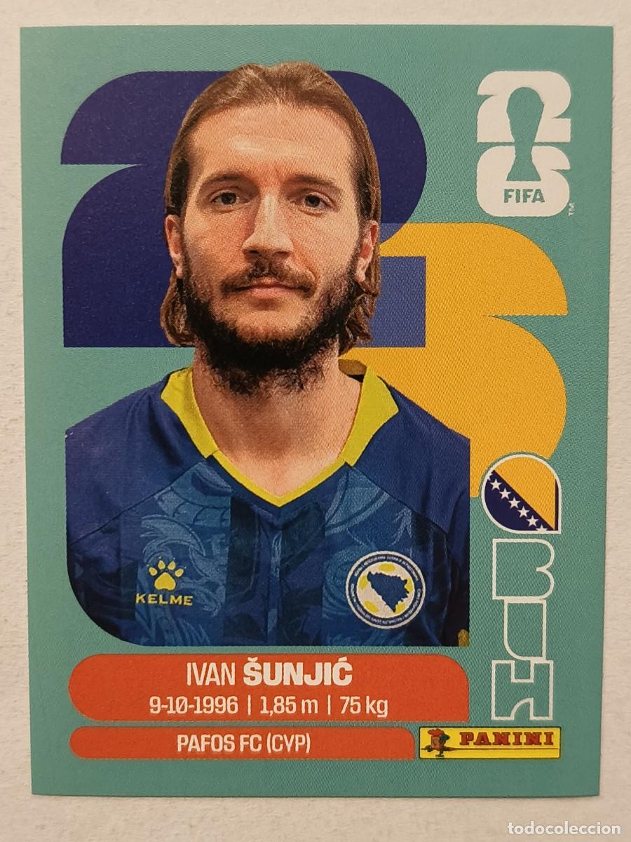 Cromos de f&uacute;tbol: #BIH11 SUNJIC (BOSNIA HERCEGOVINA) MUNDIAL 2026 PANINI