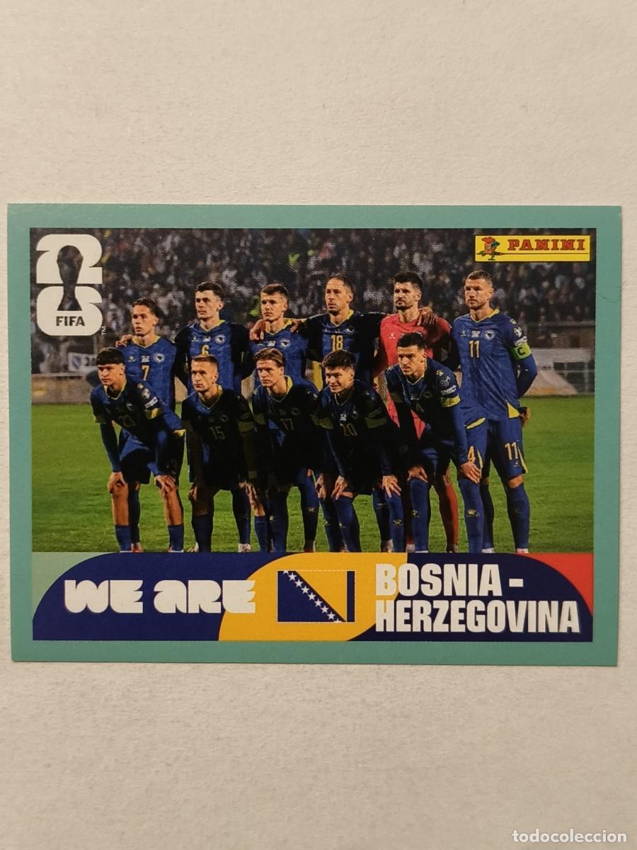 Cromos de f&uacute;tbol: #BIH13 ALINEACION (BOSNIA HERCEGOVINA) MUNDIAL 2026 PANINI