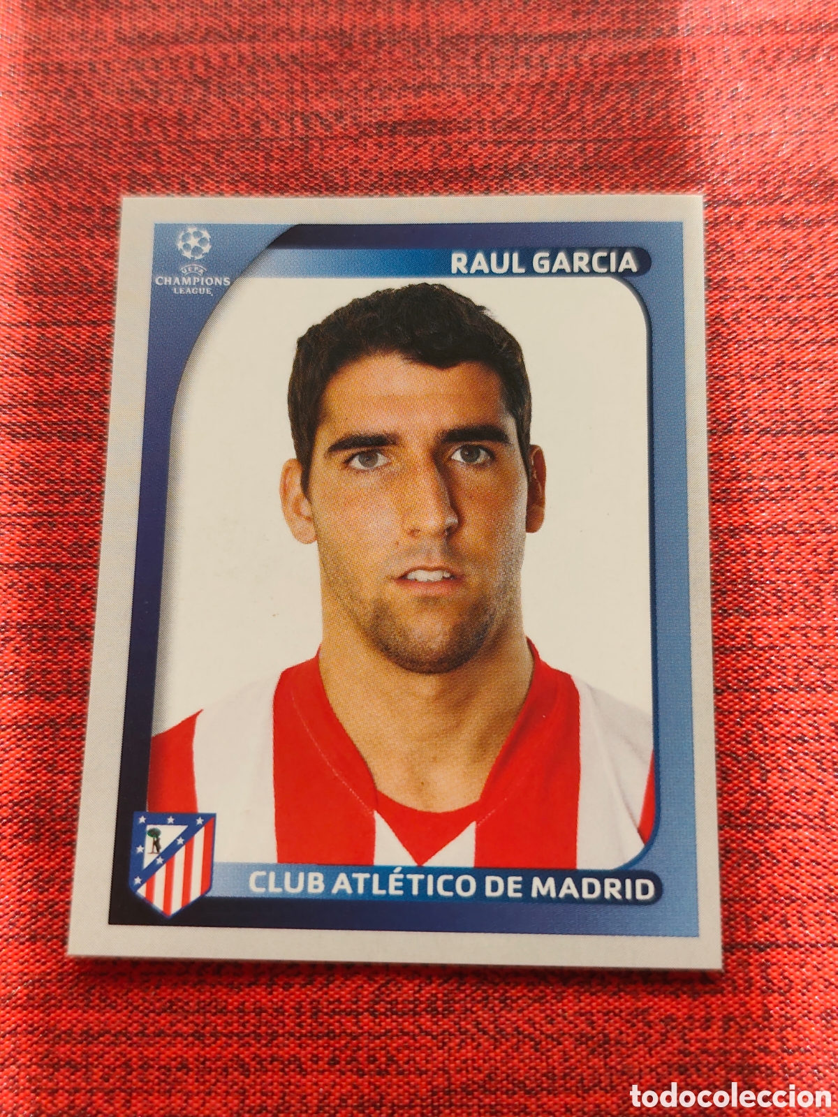 Cromos de f&uacute;tbol: 88 RA&Uacute;L GARC&Iacute;A ATL&Eacute;TICO MADRID UEFA CHAMPIONS LEAGUE 2008 2009 PANINI