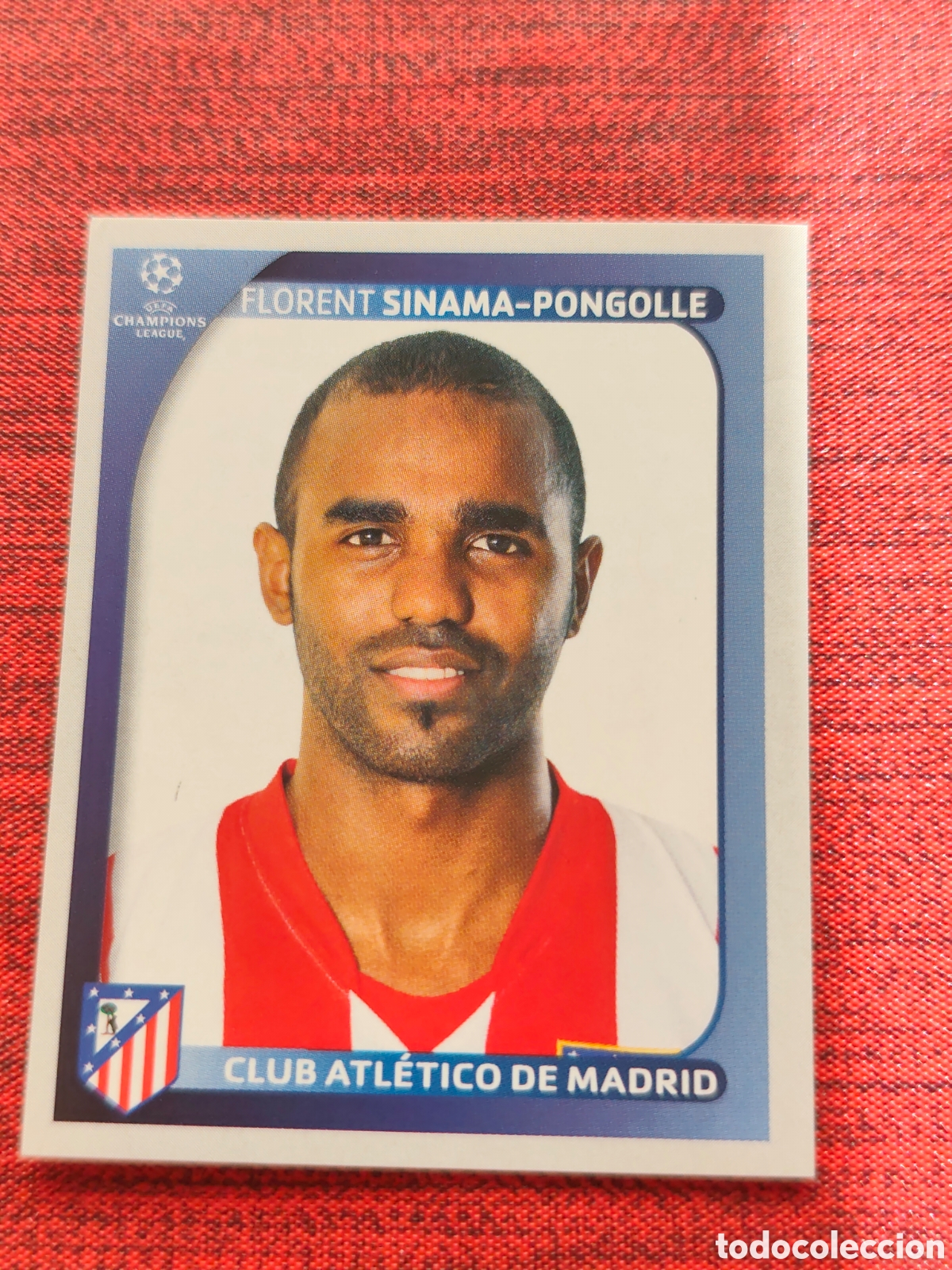 Cromos de f&uacute;tbol: 90 SINAMA-PONGOLLE ATL&Eacute;TICO MADRID UEFA CHAMPIONS LEAGUE 2008 2009 PANINI