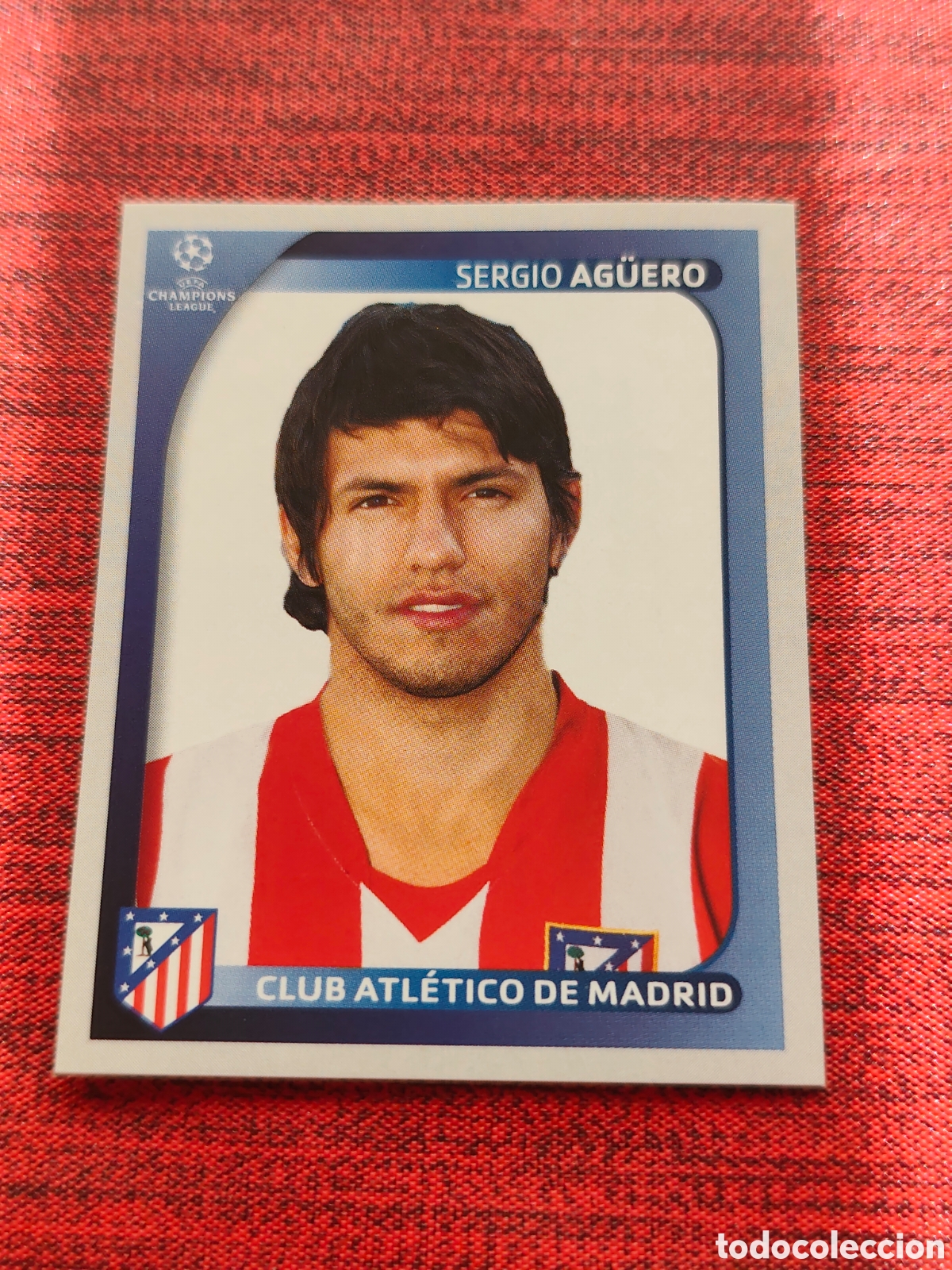 Cromos de f&uacute;tbol: 91 AG&Uuml;ERO ATL&Eacute;TICO MADRID UEFA CHAMPIONS LEAGUE 2008 2009 PANINI