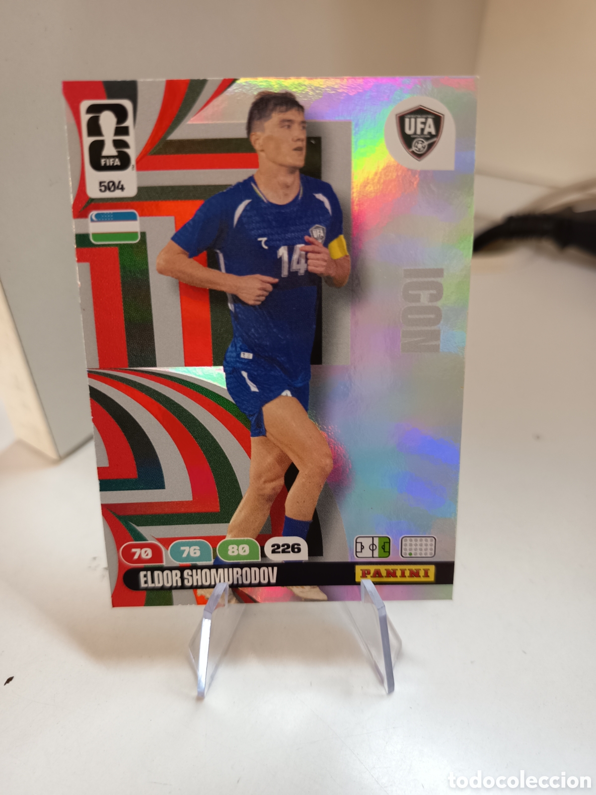 Cromos de f&uacute;tbol: 504 ELDOR SHOMURODOV WORLD CUP 2026 ADRENALYN MUNDIAL