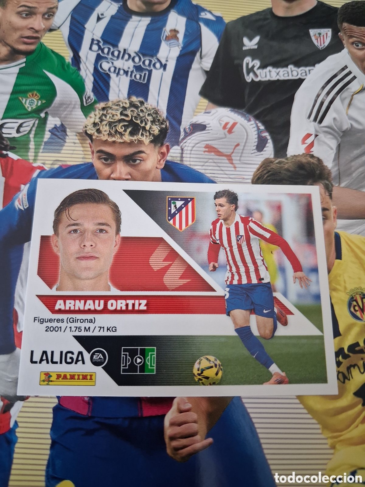 Cromos de f&uacute;tbol: Arnau Ortiz 16 bis Atl&eacute;tico de Madrid Ediciones Este 2026-27 Panini