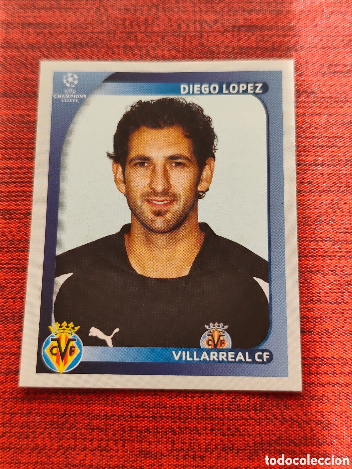 Cromos de f&uacute;tbol: 520 DIEGO L&Oacute;PEZ VILLARREAL UEFA CHAMPIONS LEAGUE 2008 2009 PANINI