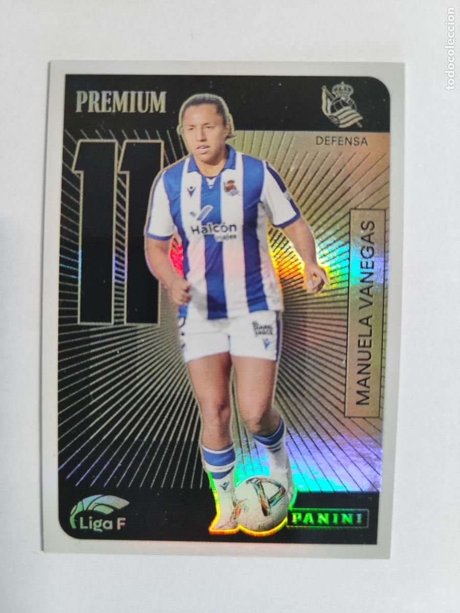 Cartes &agrave; collectionner de Football: LIGA F (FEMENINA 24/25 STICKER PREMIUM 11 MANUELA VANEGAS REAL SOCIEDAD # PANINI