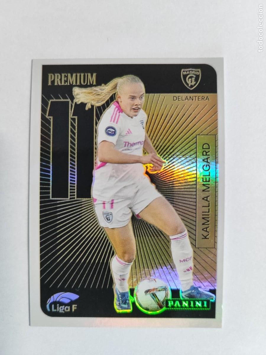 Football Stickers: LIGA F (FEMENINA 24/25 STICKER PREMIUM 11 KAMILLA MELGARD MADRID CFF # PANINI