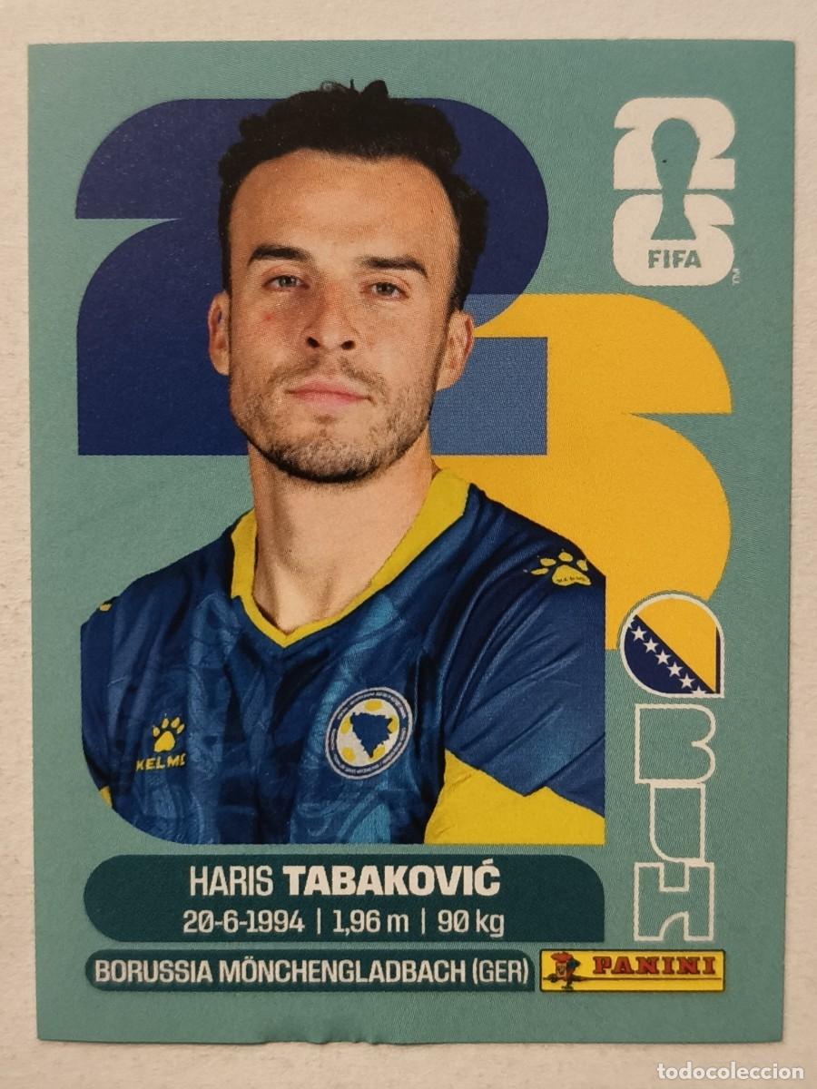 Cromos de f&uacute;tbol: #BIH20 TABAKOVIC (BOSNIA HERCEGOVINA) MUNDIAL 2026 PANINI
