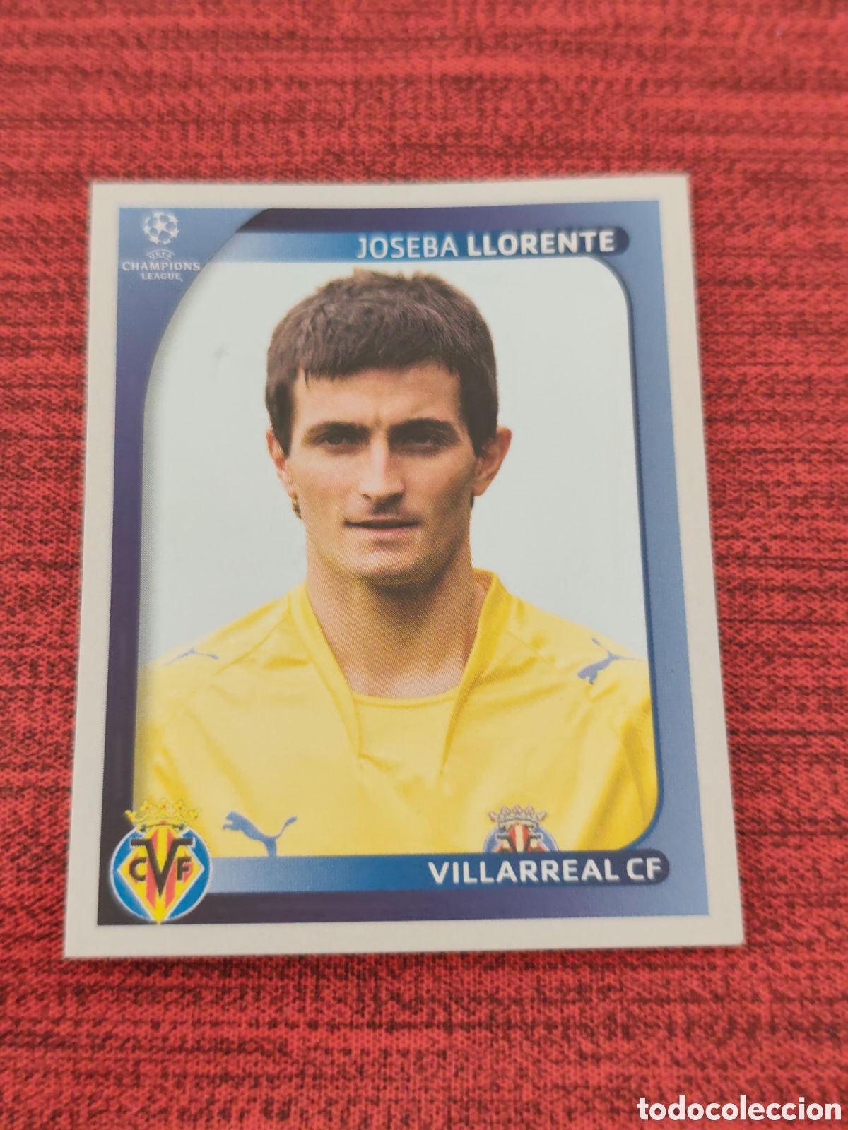Cromos de f&uacute;tbol: 535 LLORENTE VILLARREAL UEFA CHAMPIONS LEAGUE 2008 2009 PANINI