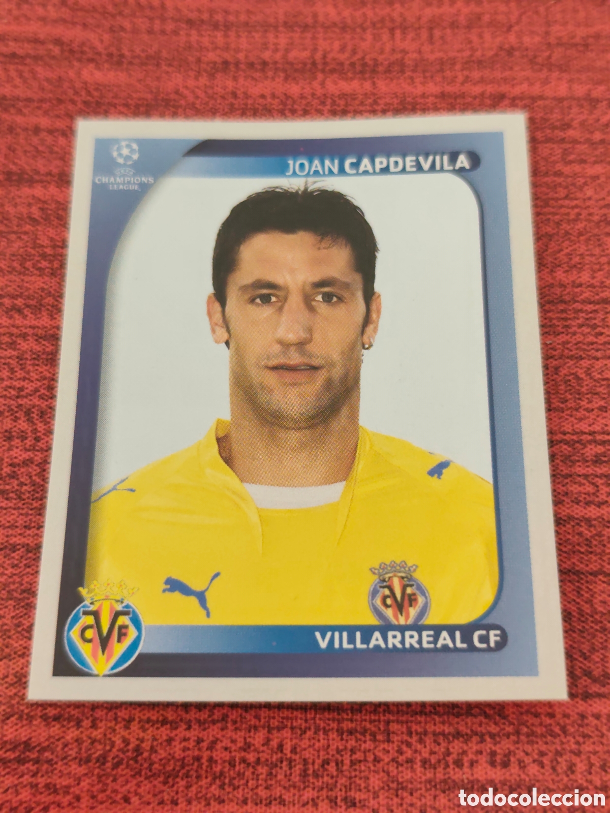 Cromos de f&uacute;tbol: 521 CAPDEVILA VILLARREAL UEFA CHAMPIONS LEAGUE 2008 2009 PANINI