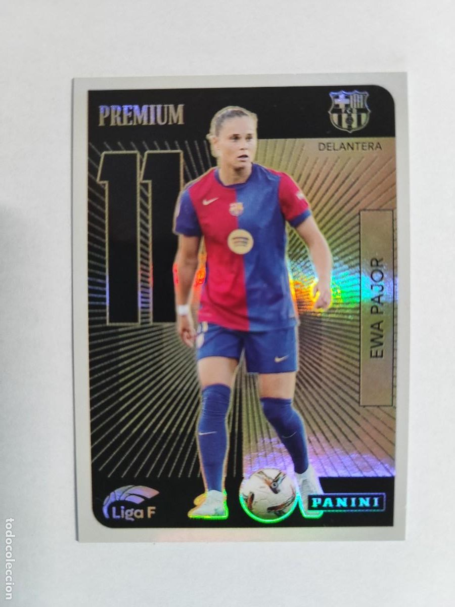 Cartes &agrave; collectionner de Football: LIGA F (FEMENINA 24/25 STICKER PREMIUM 11 EWA PAJOR FC BARCELONA # PANINI