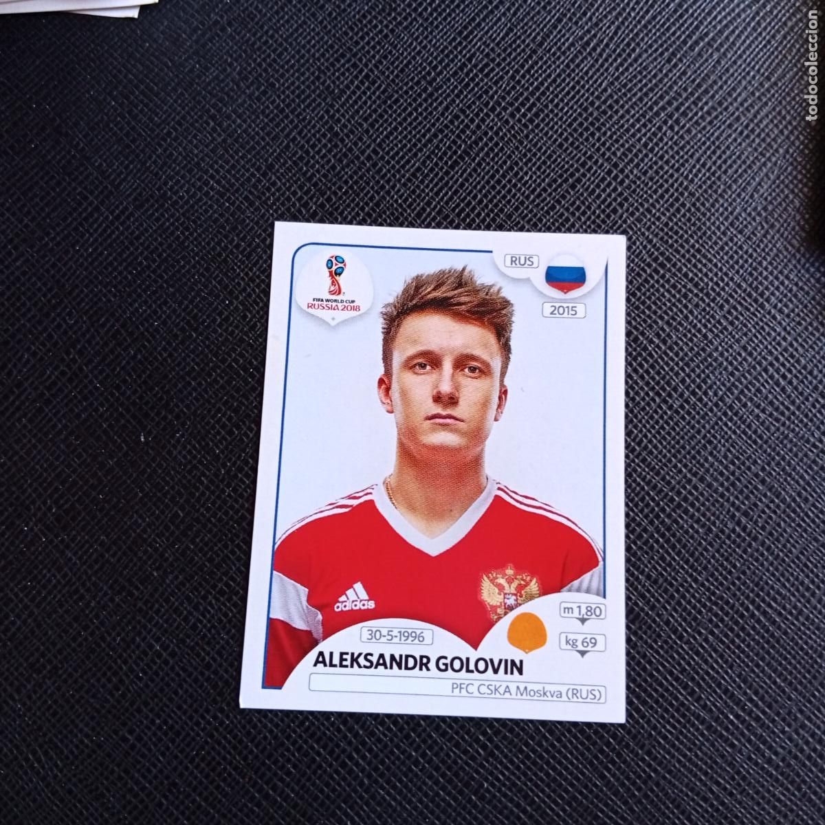 Cromos de f&uacute;tbol: 43 GOLOVIN RUSIA PANINI MUNDIAL RUSIA 2018 CROMO FUTBOL 18 - SIN PEGAR - /CJ2 ..