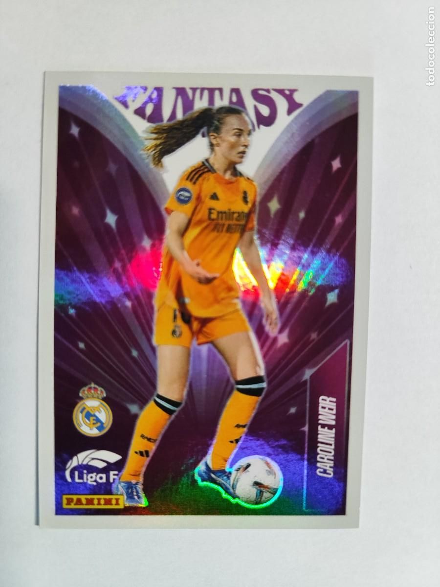 Fu&szlig;ball-Sticker: LIGA F (FEMENINA 24/25 STICKER FANTASY CAROLINE WEIR REAL MADRID # 330 PANINI