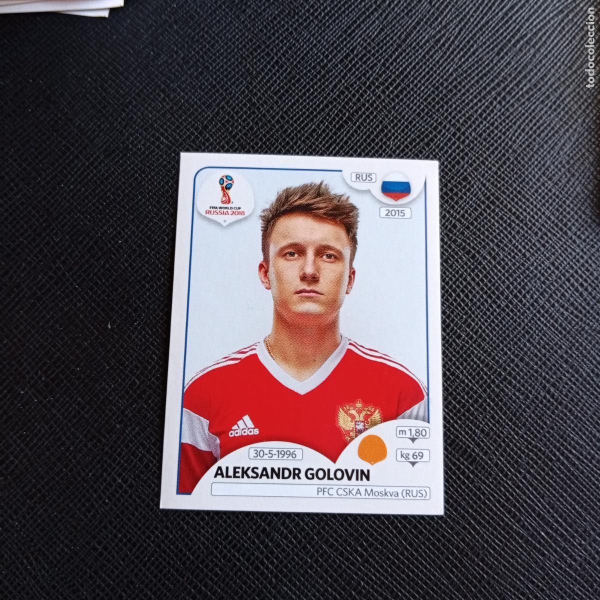 Cromos de f&uacute;tbol: 43 GOLOVIN RUSIA PANINI MUNDIAL RUSIA 2018 CROMO FUTBOL 18 - SIN PEGAR - /CJ2 ....