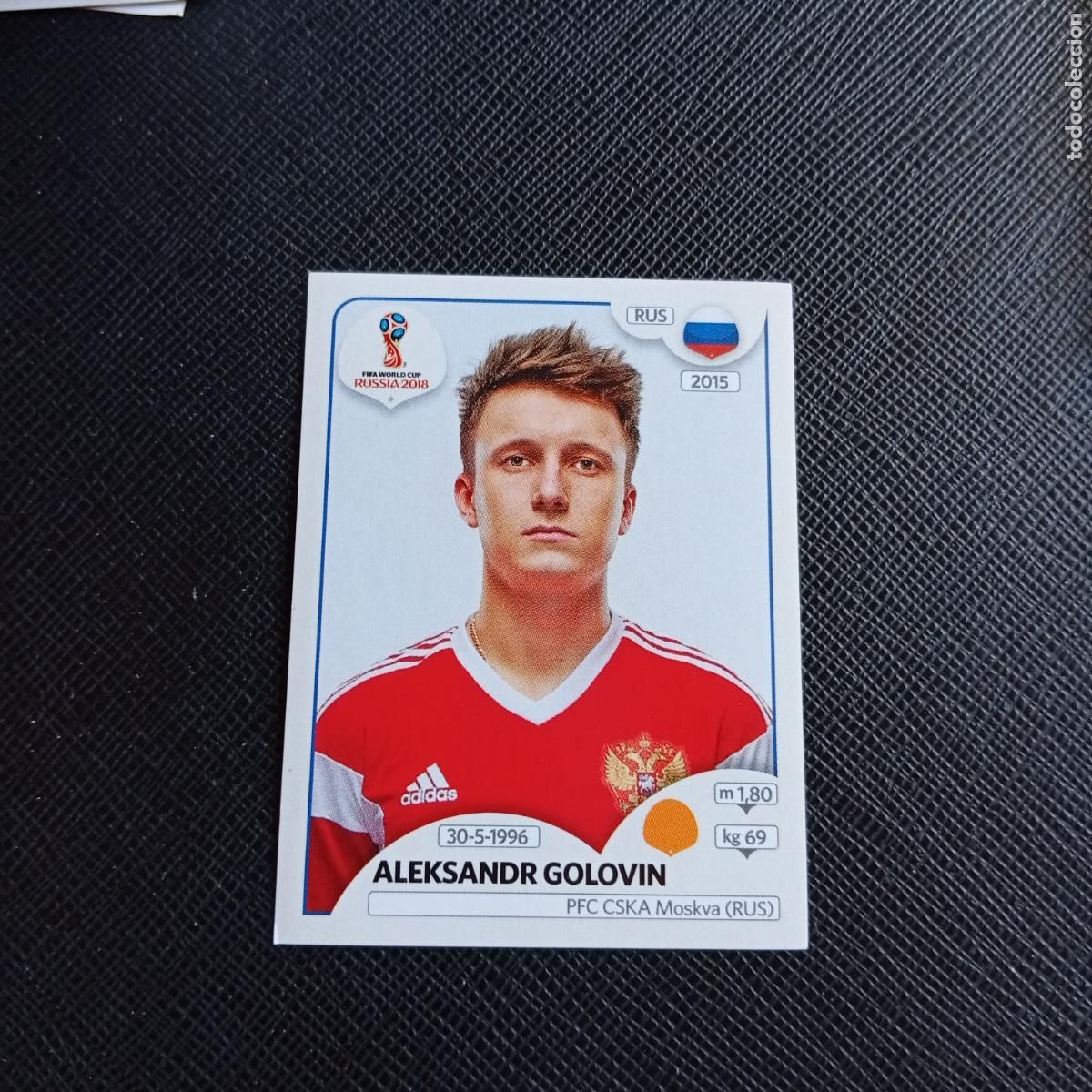 Cromos de f&uacute;tbol: 43 GOLOVIN RUSIA PANINI MUNDIAL RUSIA 2018 CROMO FUTBOL 18 - SIN PEGAR - /CJ2 .....