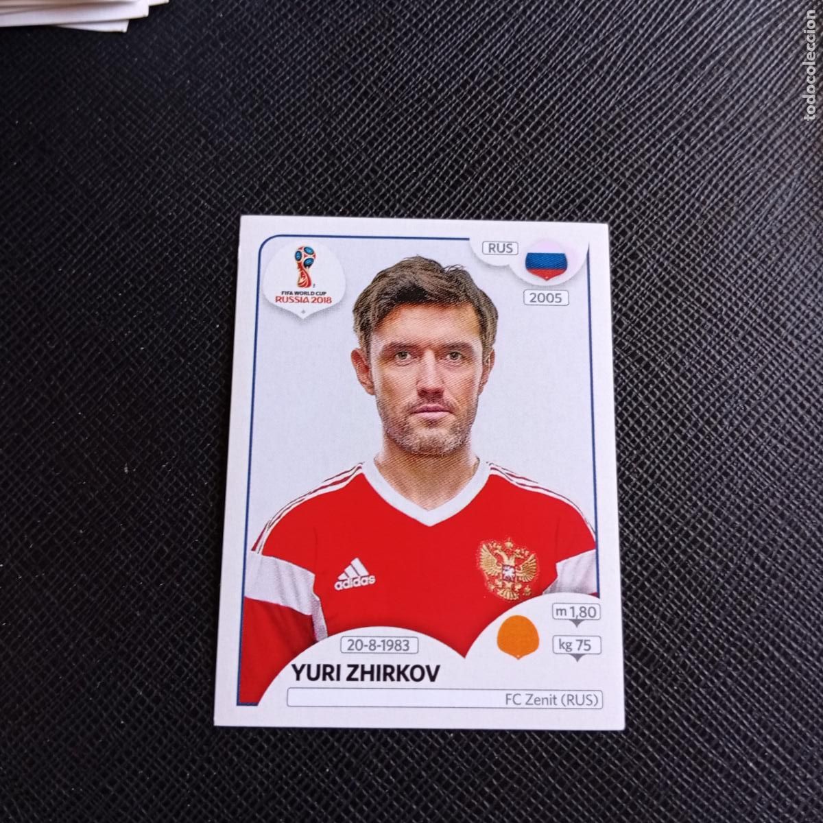 Cromos de f&uacute;tbol: 44 YURI ZHIRKOV RUSIA PANINI MUNDIAL RUSIA 2018 CROMO FUTBOL 18 - SIN PEGAR - /CJ2