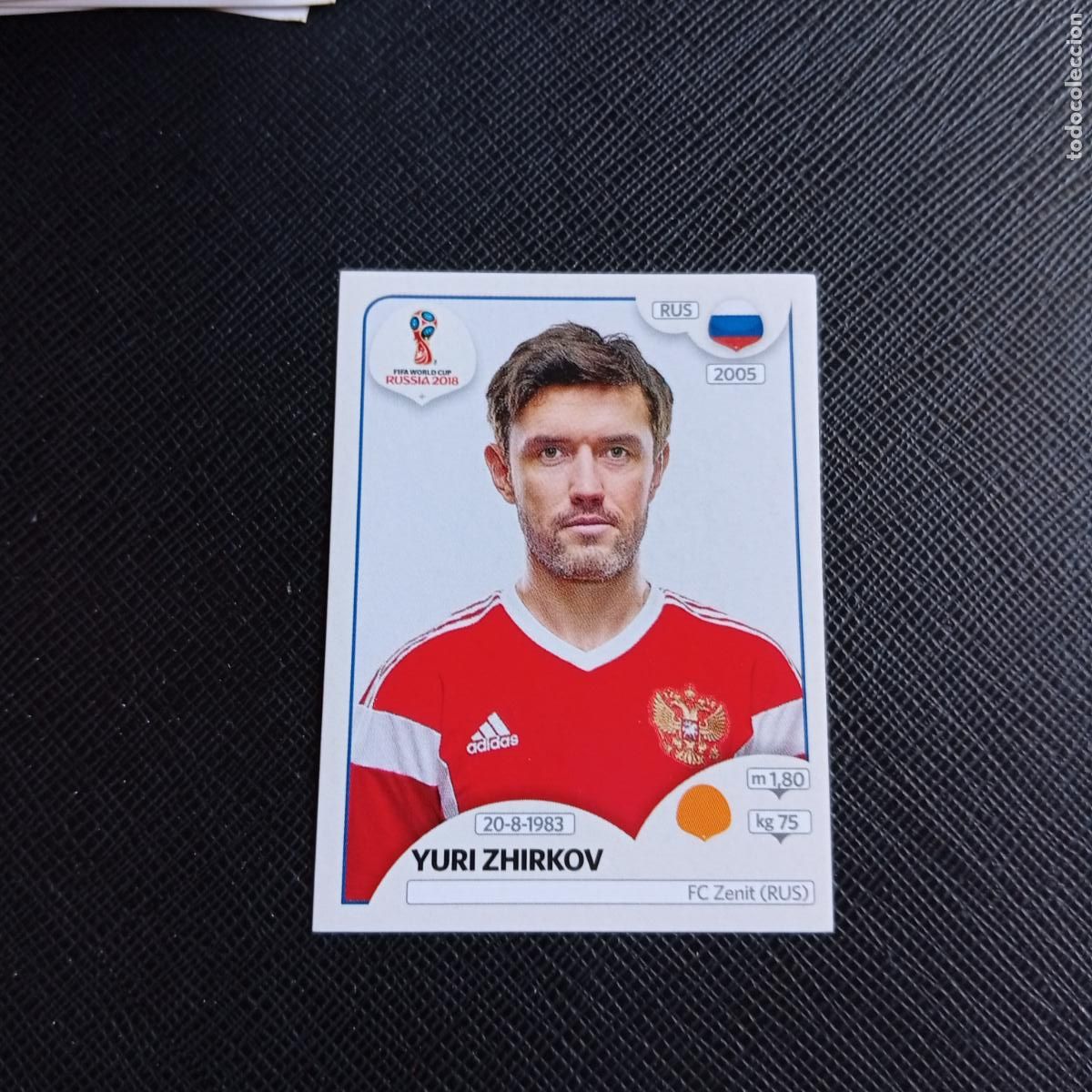 Cromos de f&uacute;tbol: 44 YURI ZHIRKOV RUSIA PANINI MUNDIAL RUSIA 2018 CROMO FUTBOL 18 - SIN PEGAR - /CJ2 .