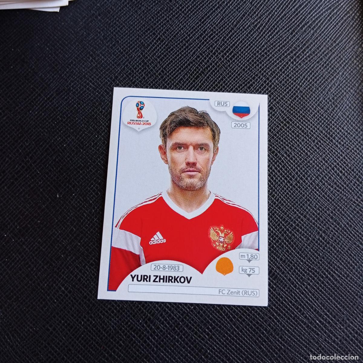 Fu&szlig;ball-Sticker: 44 YURI ZHIRKOV RUSIA PANINI MUNDIAL RUSIA 2018 CROMO FUTBOL 18 - SIN PEGAR - /CJ2 ....