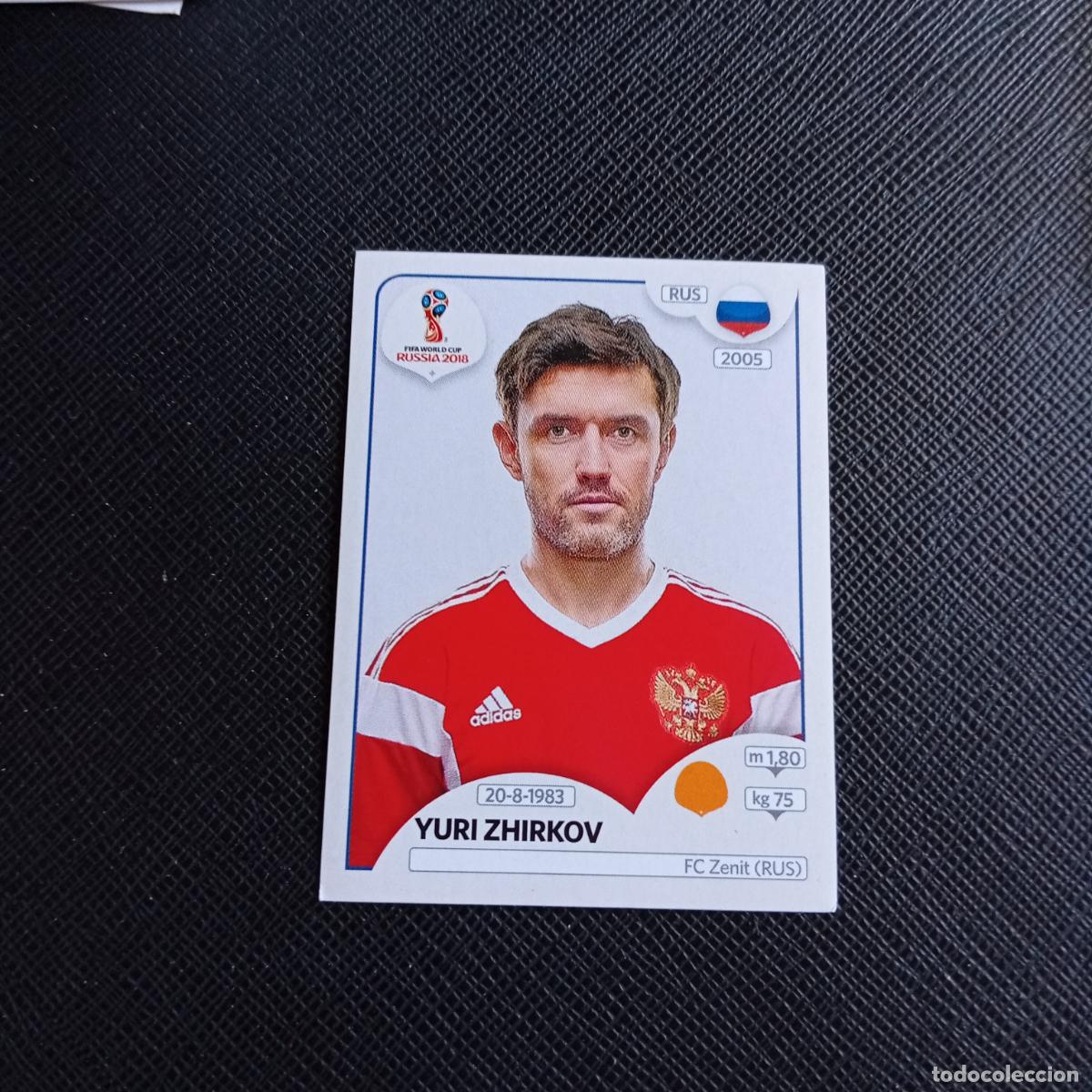 Fu&szlig;ball-Sticker: 44 YURI ZHIRKOV RUSIA PANINI MUNDIAL RUSIA 2018 CROMO FUTBOL 18 - SIN PEGAR - /CJ2 ....