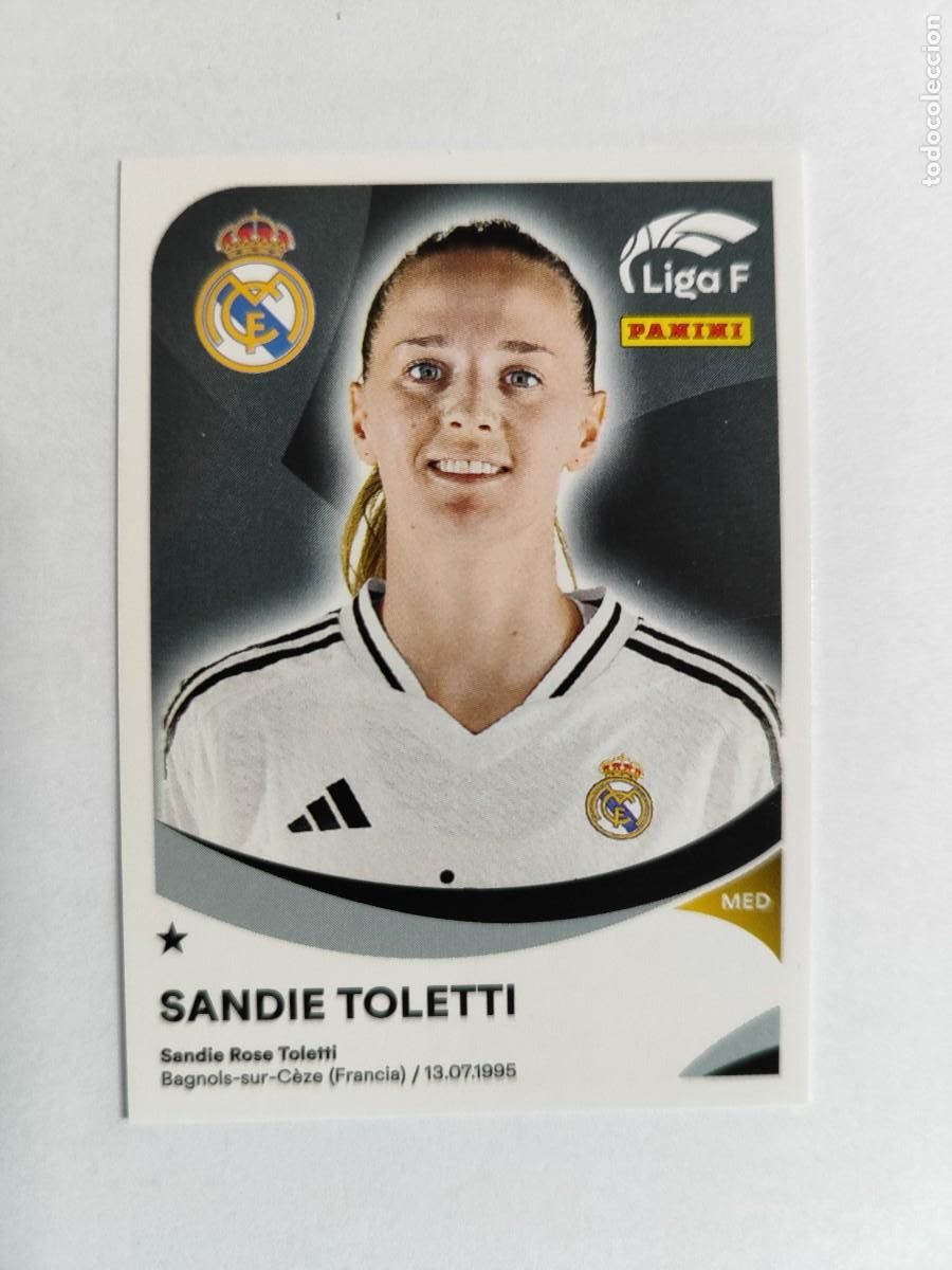 Fu&szlig;ball-Sticker: LIGA F (FEMENINA 24/25 STICKER SANDIE TOLETTI REAL MADRID # 254B PANINI