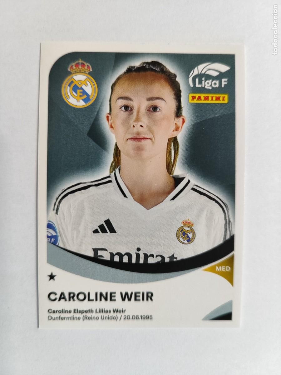 Fu&szlig;ball-Sticker: LIGA F (FEMENINA 24/25 STICKER CAROLINE WEIR REAL MADRID # 255 PANINI