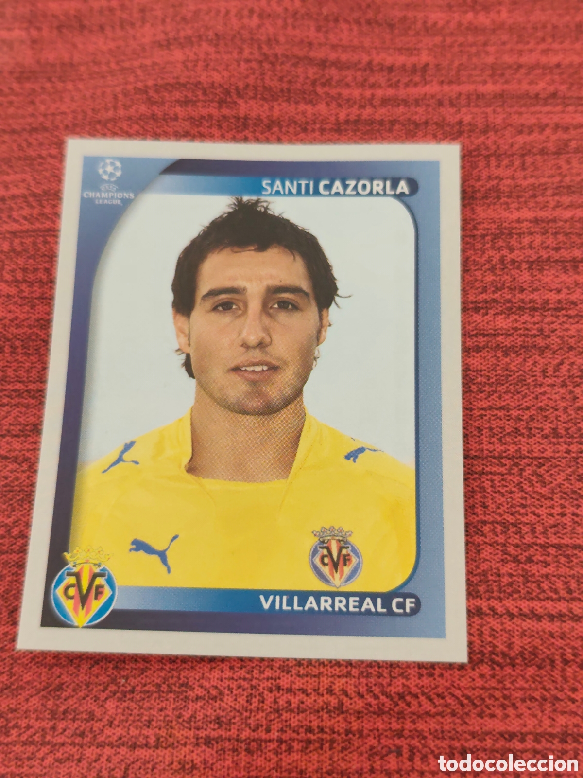 Cartes &agrave; collectionner de Football: 531 CAZORLA VILLARREAL UEFA CHAMPIONS LEAGUE 2008 2009 PANINI